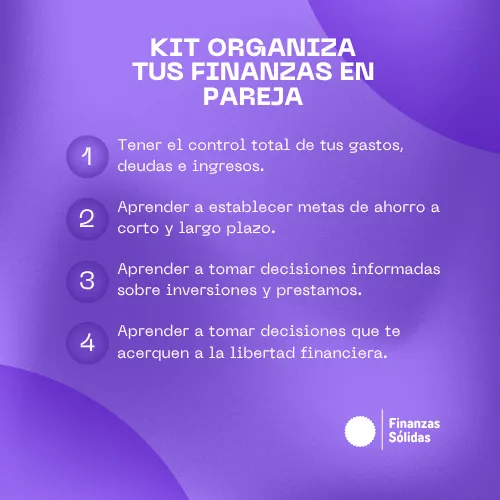 Kit para organizar tus finanzas en pareja